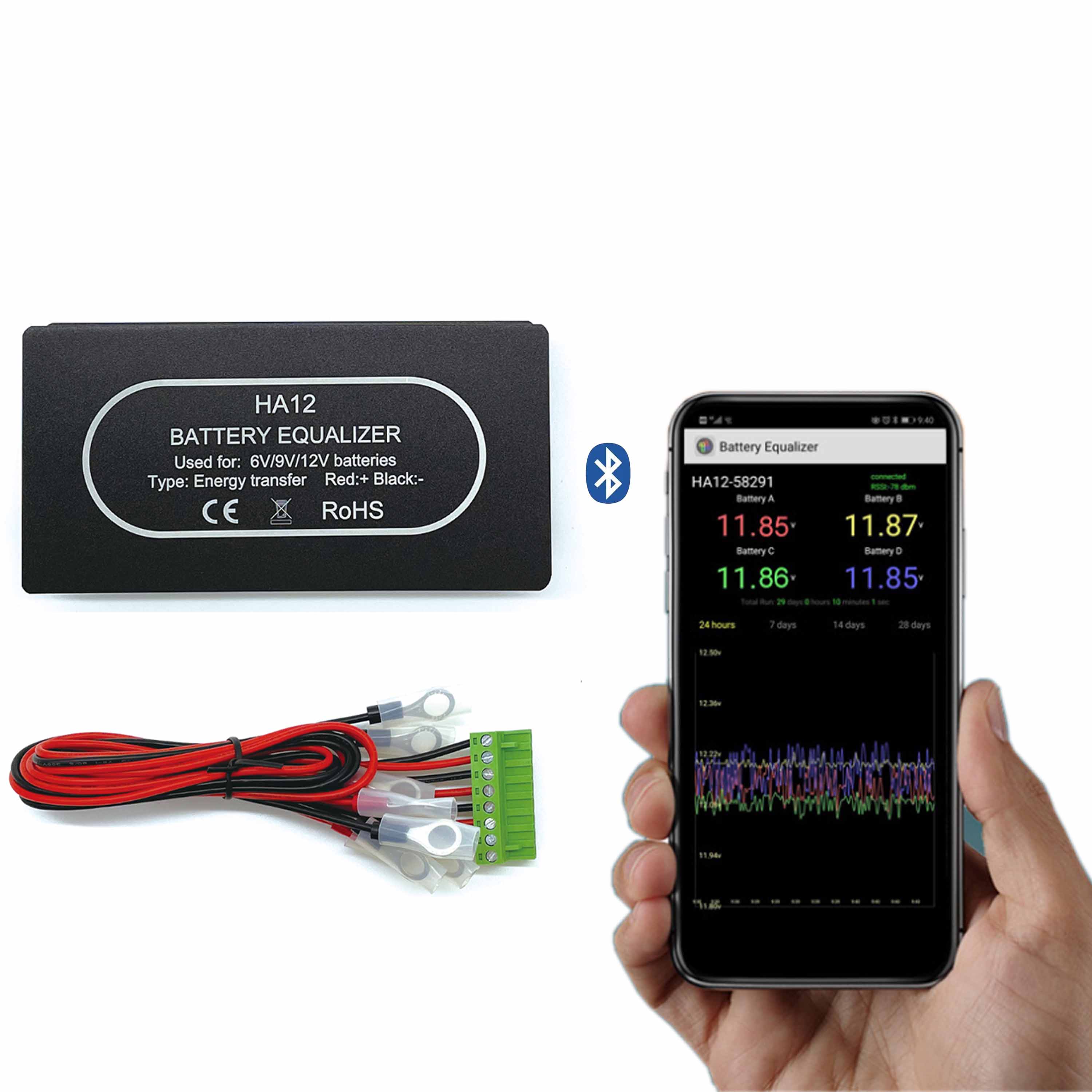 HA01 Balancer/Equalizer for 2x12V Batteries - Voltage Stabiliser